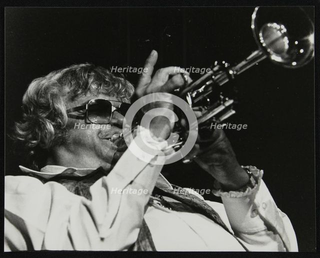 Maynard Ferguson playing the trumpet. Creator: Denis Williams.