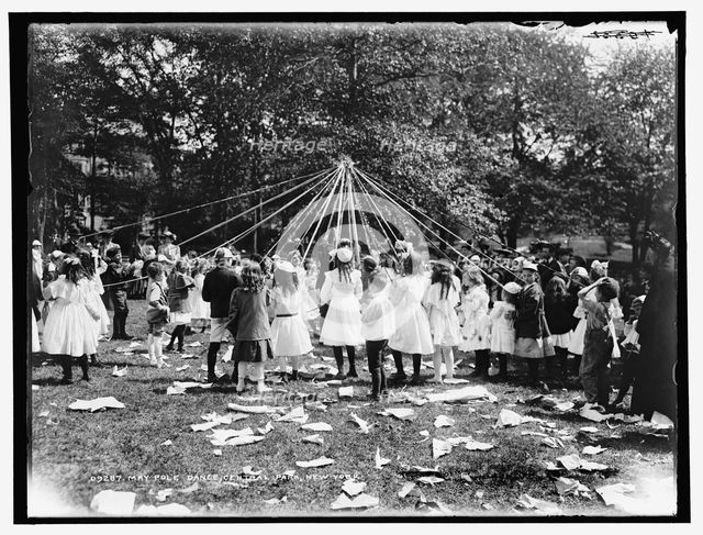 Maypole dance, Central Park, New York, c1905. Creator: Unknown.