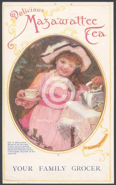 Mazawattee Tea, 1890s. Artist: Unknown
