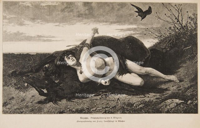 Mazeppa. Creator: Wagner, Alexander von (1838-1919).