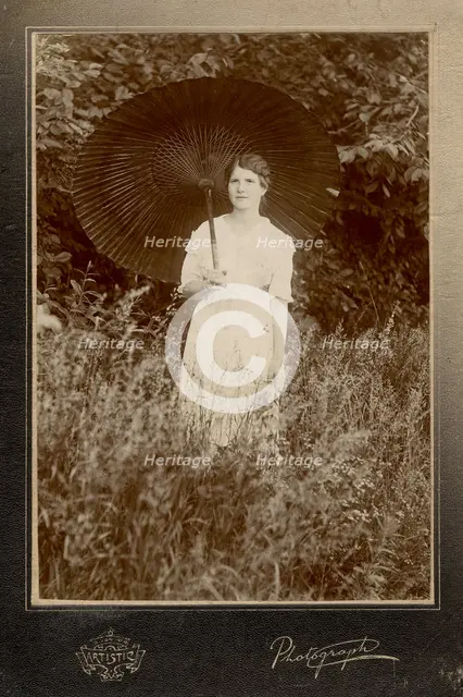 Mazova Anna Mikhailovna, granddaughter of the Irkutsk merchant and chronicler Krotov, 1920. Creator: Mazov.