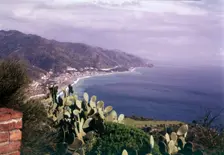 Mazzarò Beach, Taormina, Sicily, c1970s. Creator: Arthur Charles Kirby Ware