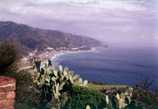 Mazzarò Beach, Taormina, Sicily, c1970s. Creator: Arthur Charles Kirby Ware