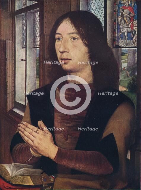'Maarten van Nieuwenhove, from The Diptych of Maerten van Nieuwenhove', 1487. Artist: Hans Memling.