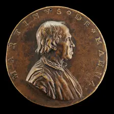 Maarten de Hane, 1475-1556, Flemish Merchant [obverse]. Creator: Leone Leoni