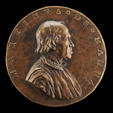 Maarten de Hane, 1475-1556, Flemish Merchant [obverse]. Creator: Leone Leoni