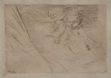 Mab et Cupidon. Creator: Alphonse Legros (French, 1837-1911)