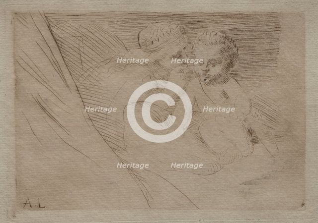 Mab et Cupidon. Creator: Alphonse Legros (French, 1837-1911).