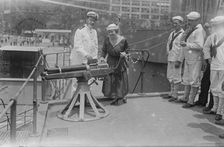 Mabel Garrison & Captain Pierce, 16 Jul 1917. Creator: Bain News Service
