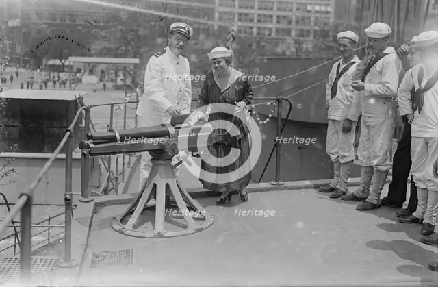 Mabel Garrison & Captain Pierce, 16 Jul 1917. Creator: Bain News Service.