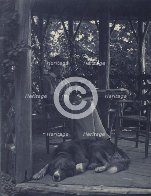Mabel Osgood Wright, c1900. Creator: James Osborne Wright.