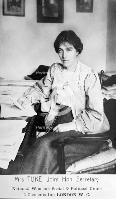 Mabel Tuke, c1908. Creator: Unknown.