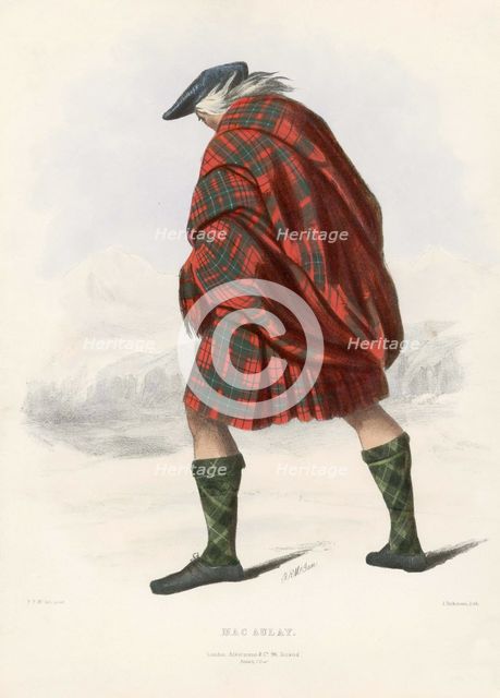 Mac Aulay,from The Clans of the Scottish Highlands, pub. 1845 (colour lithograph)