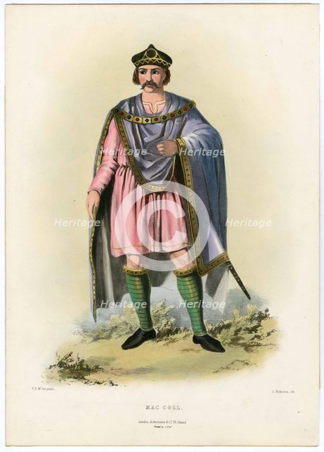Mac Coll, from The Clans of the Scottish Highlands, pub. 1845 (colour lithograph)