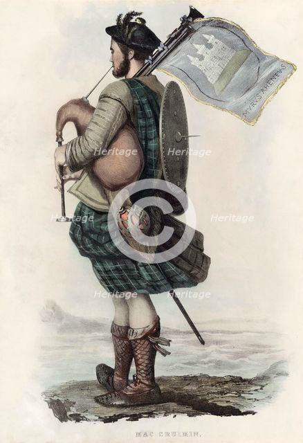Mac Cruimin, from The Clans of the Scottish Highlands, pub. 1845 (colour lithograph)