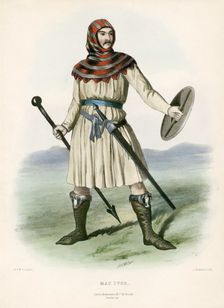 Mac Ivor, from The Clans of the Scottish Highlands, pub. 1845 (colour lithograph)