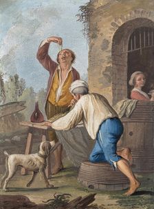 Maccaronaro (macaroni seller), 1799. Creator: Della Gatta, Saverio (Xavier) (1758-1828)