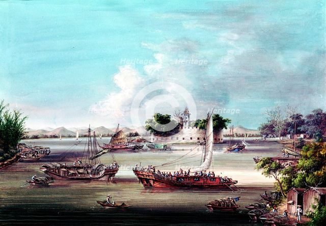 Macao Fort, Canton River, China. Artist: Unknown