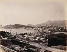 Macao Island: Penha Hill and the bay encircled by the Praya Grande, c1873. Creator: William Pryor Floyd