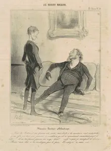 Macaire Hértier-Philantrope, 19th century. Creator: Honore Daumier