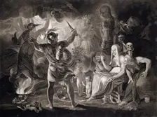 Macbeth, the Three Witches and Hecate, 1805. Creators: John Boydell, Josiah Boydell