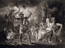 Macbeth, the three witches and Hecate, 1805. Creators: John Boydell, Josiah Boydell