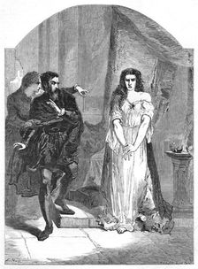 Macbeth Act V. Scene I c1870. Artist: Henry Linton
