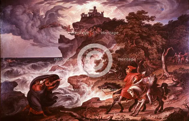 'Macbeth and the Witches', 1835. Artist: Joseph Anton Kock