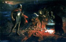 Macbeth and the Witches late 19th century. Artist: Henry Daniel Chadwick