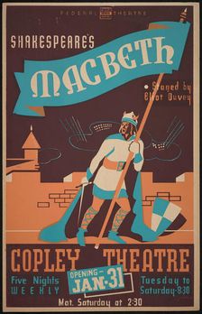 Macbeth, Boston, 1939. Creator: Unknown