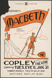 Macbeth, Boston, 1939. Creator: Unknown