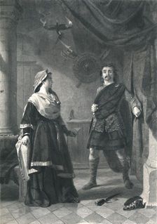 Macbeth c1870. Artists: Alexander Keith Johnston, Charles W Sharpe