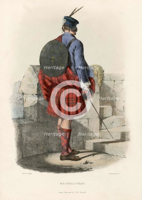 Macgillivray, from The Clans of the Scottish Highlands, pub. 1845 (colour lithograph)