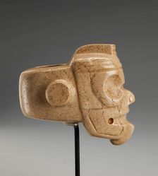 Mace Head in form of Tlaloc, 100 B.C.E - 500 C.E.. Creator: Unknown