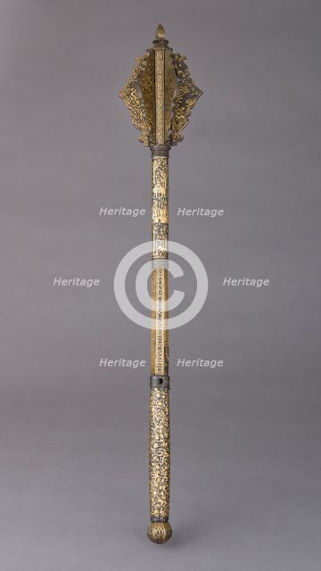 Mace Made for Henry II of France, French, ca. 1540. Creator: Diego de Caias.