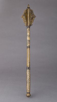 Mace Made for Henry II of France, French, ca. 1540. Creator: Diego de Caias