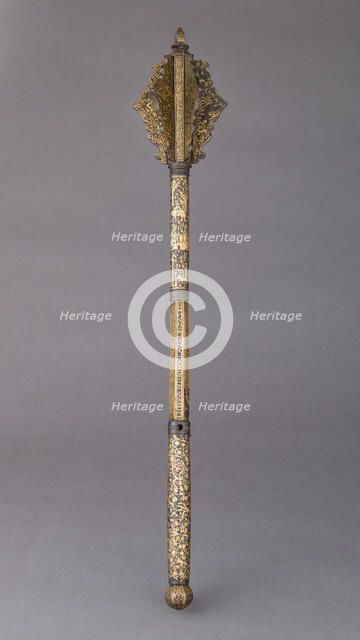 Mace Made for Henry II of France, French, ca. 1540. Creator: Diego de Caias.
