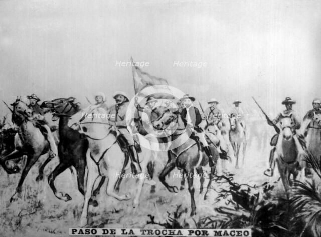 Maceo  via Trocha, (1895), 1920s. Artist: Unknown