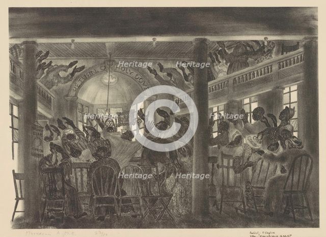 Macedonia A.M.E., ca.1934. Creator: Prentiss Taylor.