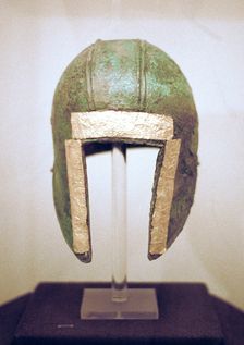 Macedonian helmet, 3rd century BC. Artist: Anon