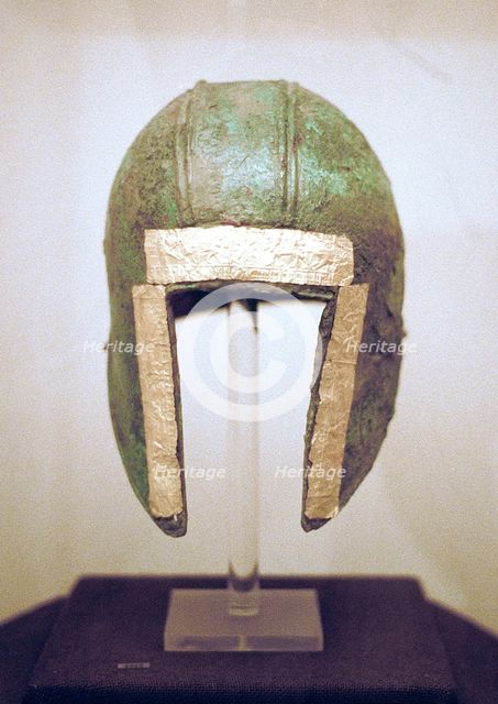 Macedonian helmet, 3rd century BC. Artist: Anon
