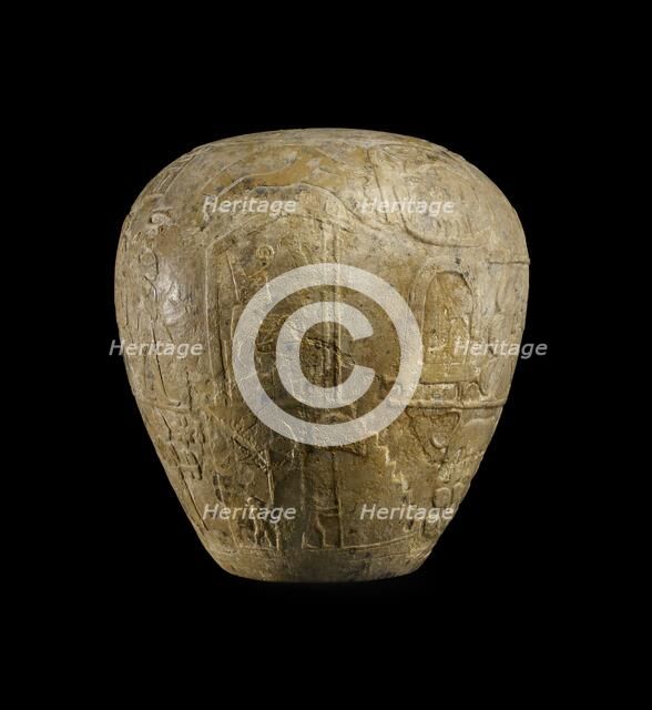 Macehead of Narmer, Protodynastic Period (Egypt), c3300 - c3200 BC. Artist: Unknown.