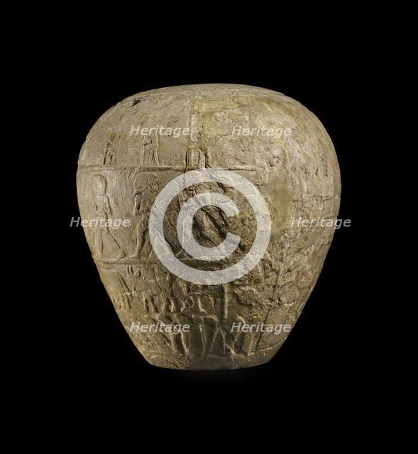 Macehead of Narmer, Protodynastic Period (Egypt), c3300 - c3200 BC. Artist: Unknown.