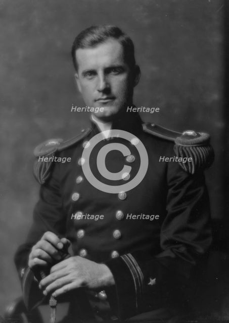 MacFarland, S.B., Lt., portrait photograph, 1915. Creator: Arnold Genthe.