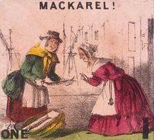Mackarel! Cries of London, c1840. Artist: TH Jones