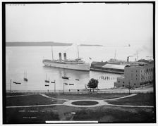 Mackinac from the fort, c1905. Creator: Unknown