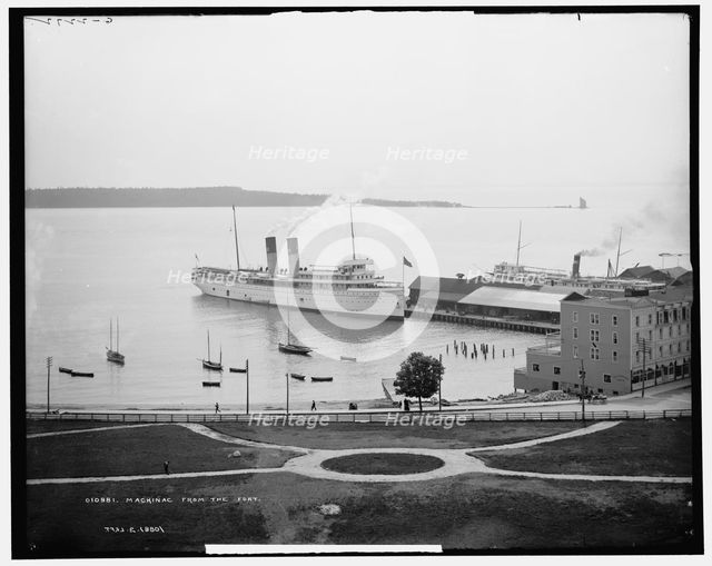Mackinac from the fort, c1905. Creator: Unknown.
