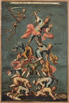 Machina del mondo, um 1700. Creator: Mitelli, Giuseppe Maria, (Follower)