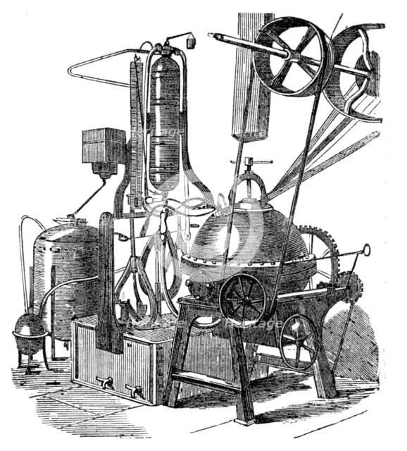 Machine for Raising Dough at Messrs. Carr and Co.'s Works, Carlisle, 1857. Creator: Unknown.