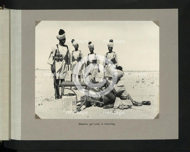 Machine gun crew in training, 1964. Creator: Colonial Office.